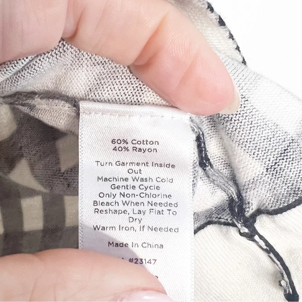 Talbots Gingham Cardigan Sweater Set - Picture 8 of 10